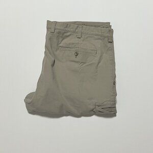 Duluth Trading Pants Flex Ballroom Khakis Casual Outdoor Beige Men's size 42x32